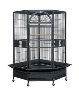 14022wh (Large 44x42 Corner Cage-White)
